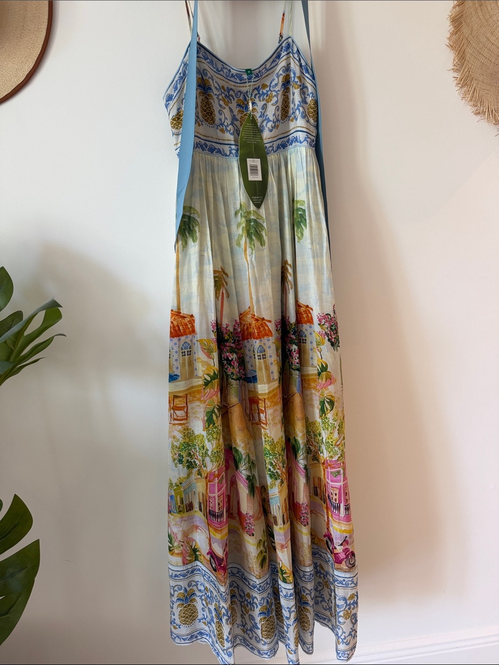 Farm Rio Aracati multicolor Tropical Print Maxi Dress - Picture 2 of 7